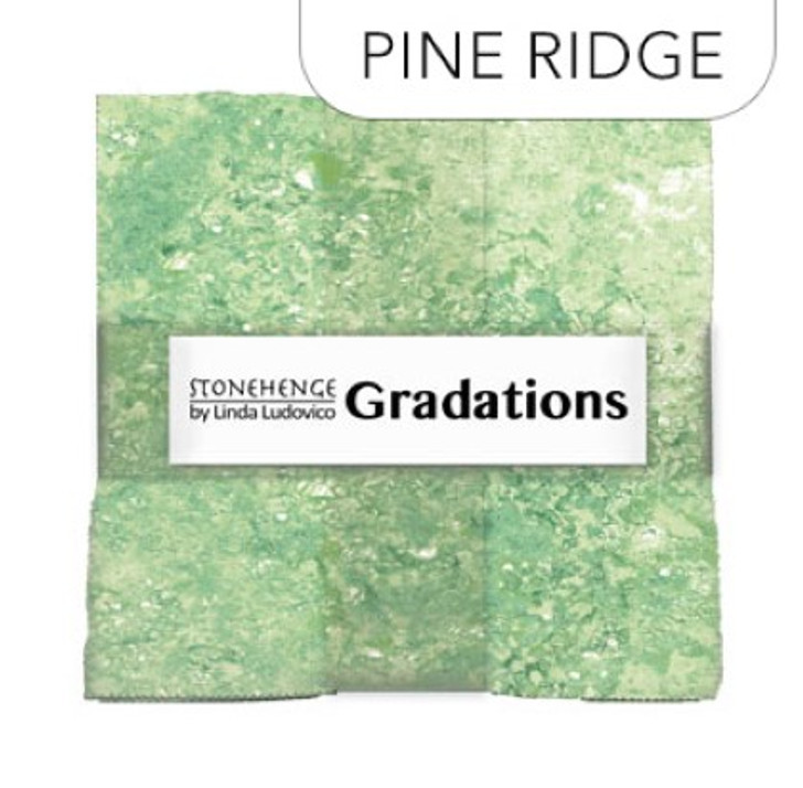 Northcott - Stonehenge Gradation Tiles - 42 - 10" Tiles, Pine Ridge