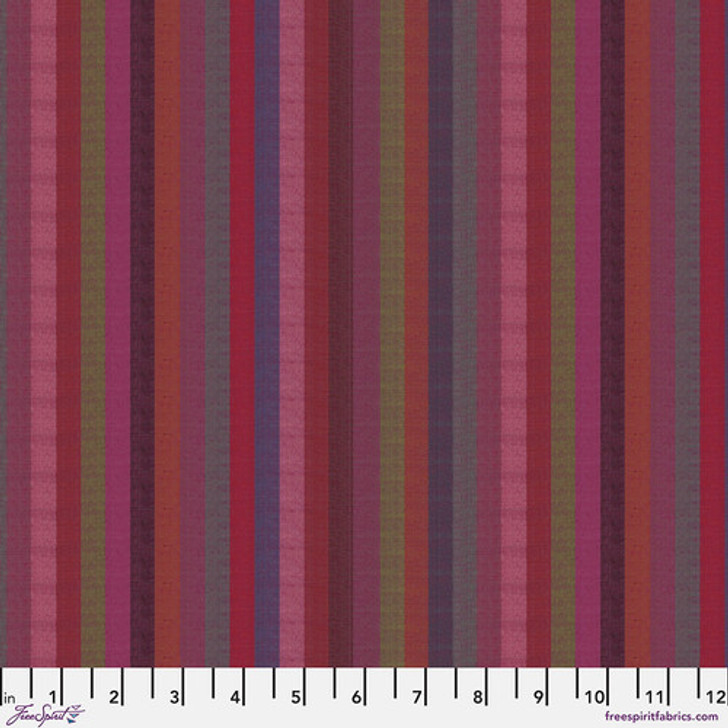 Free Spirit - Kaffe Fassett - Narrow Stripe, Wine