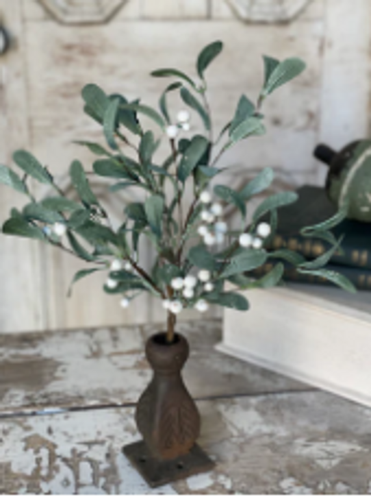 Bush - Snowberry Mistletoe 17"