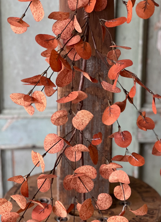 Garland - Penny Leaf 6', Red