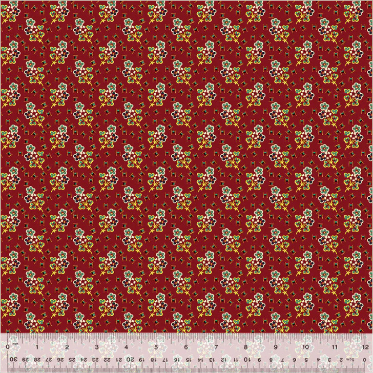 Windham Fabrics - Circa: Turkey Red - Picnic, Turkey Red