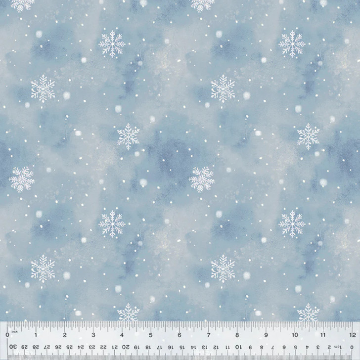 Windham Fabrics - Winter Whisper - Flurries, Sky