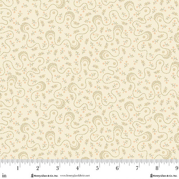 Henry Glass - Buttercream & Brickle Bits - Penny Blossoms, Cream