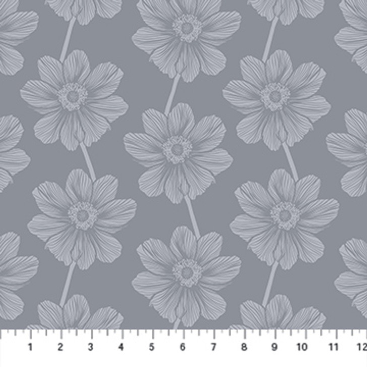 Anna Maria Textiles - Indelible - Anemone, Overcast