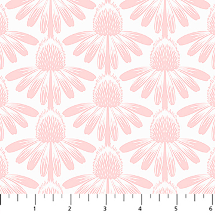 Anna Maria Textiles - Indelible - Coneflower, Blush