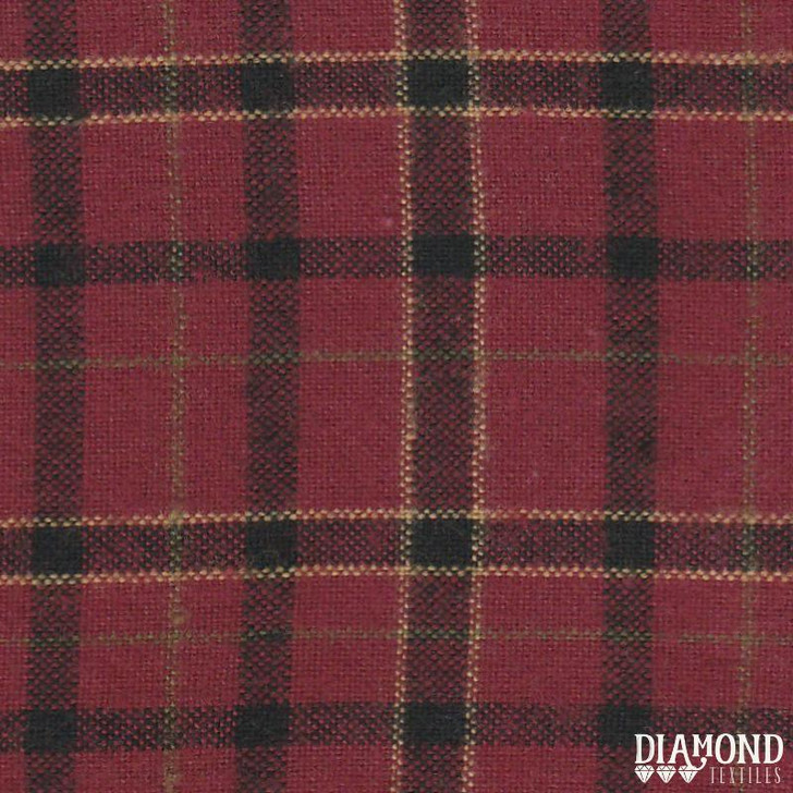 Diamond Textiles - Hickory Ridge - Plaid, Red & Black