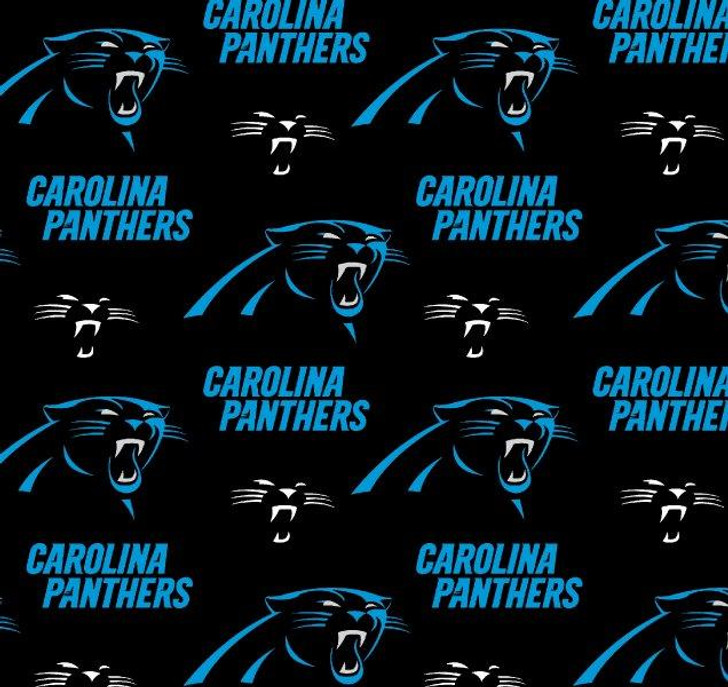 Fabric Traditions - NFL - Carolina Panthers, Black