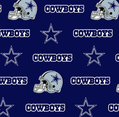Fabric Traditions - NFL - Dallas Cowboys - Helmets, Words & Stars