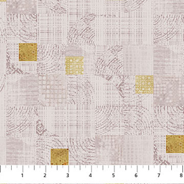 Northcott - Falcon Ridge - Texture with Squares, Tan/Yellow - Lancaster ...