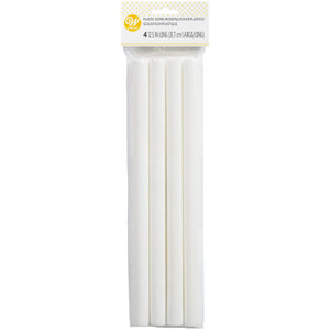 Plastic Dowel Rods, 4-Count