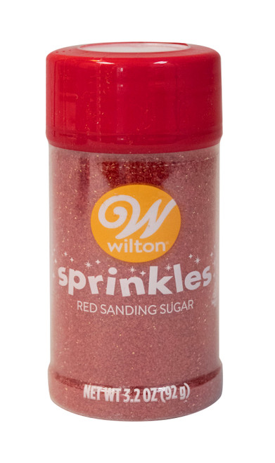 Red Sanding Sugar, 3.2oz.