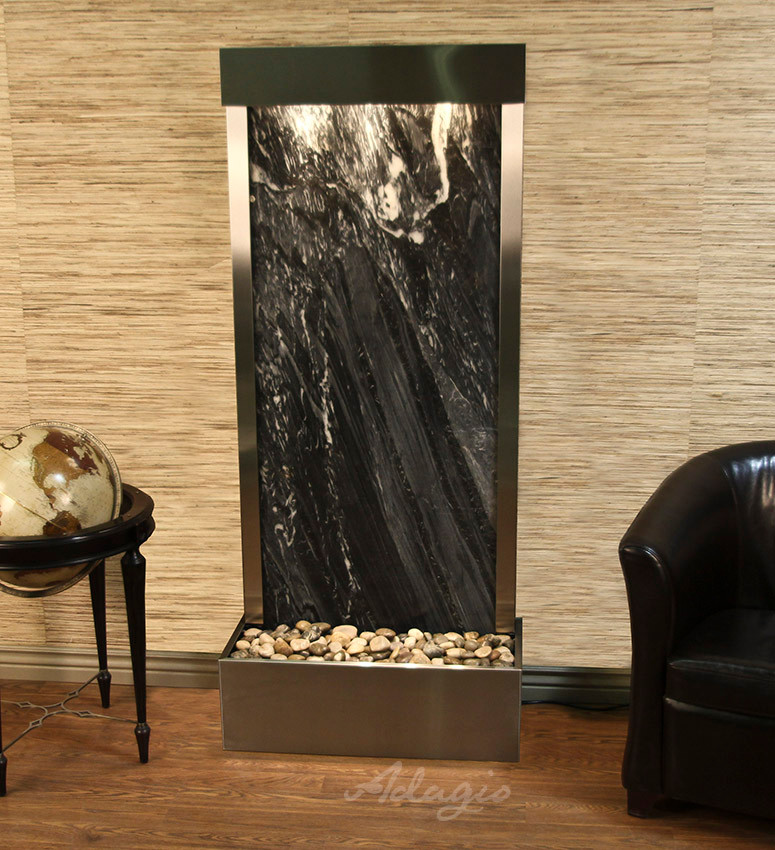 Adagio River Rock Fountain Tall Indoor Water Fountain