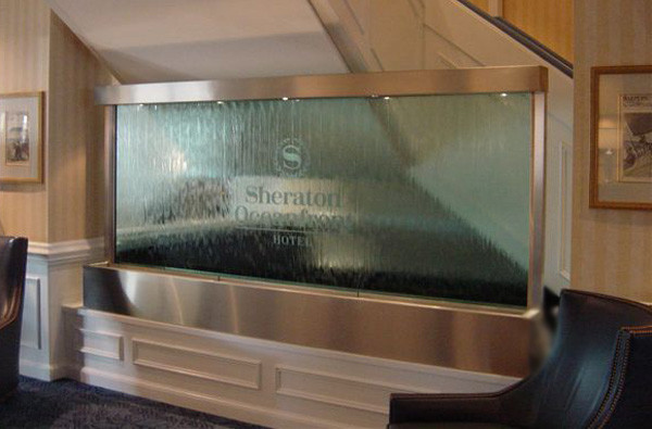 Custom Rain Curtain Water Feature | Water Gallery