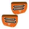 Honda Rubicon 500/520 (2015-2026) LED Headlights - Dual Wide 8" - Orange | Vessel Powersports