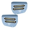 Honda Rubicon 500/520 (2015-2026) LED Headlights - Dual Wide 8" - Shale Blue | Vessel Powersports