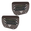 Honda Rubicon 500/520 (2015-2026) LED Headlights - Dual Wide 8" - Molasses Brown | Vessel Powersports
