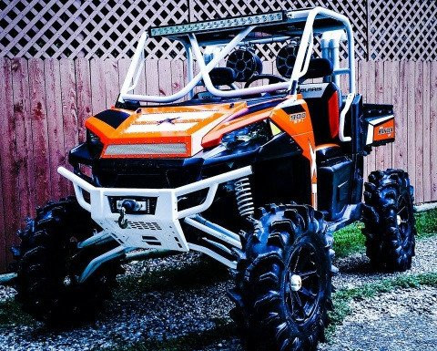 Polaris Ranger XP 900 (15-18) Mesh Hood - Rogue Offroad