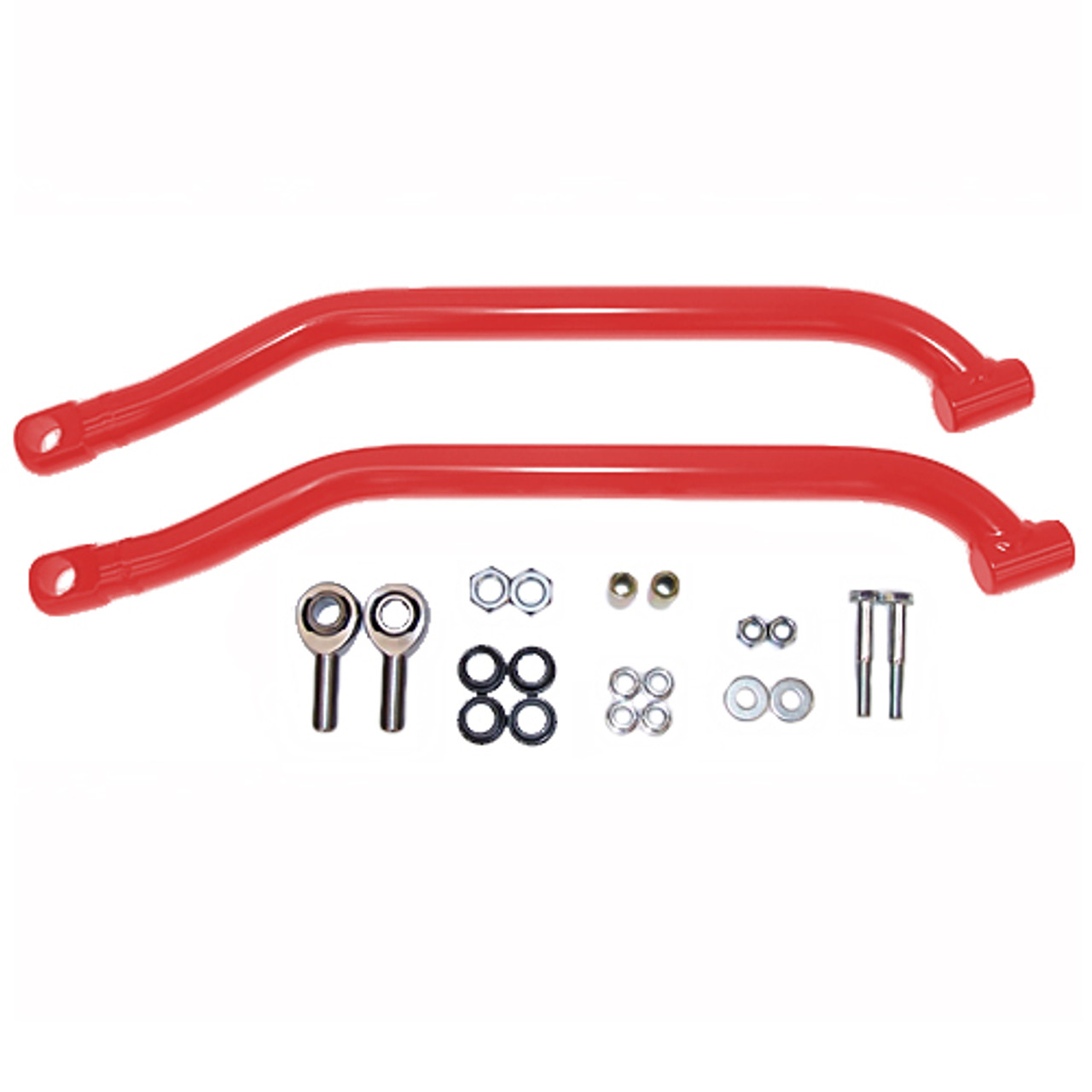2014-17 Polaris RZR 1000 lower Max Clearance Radius Rod Bar Kit red