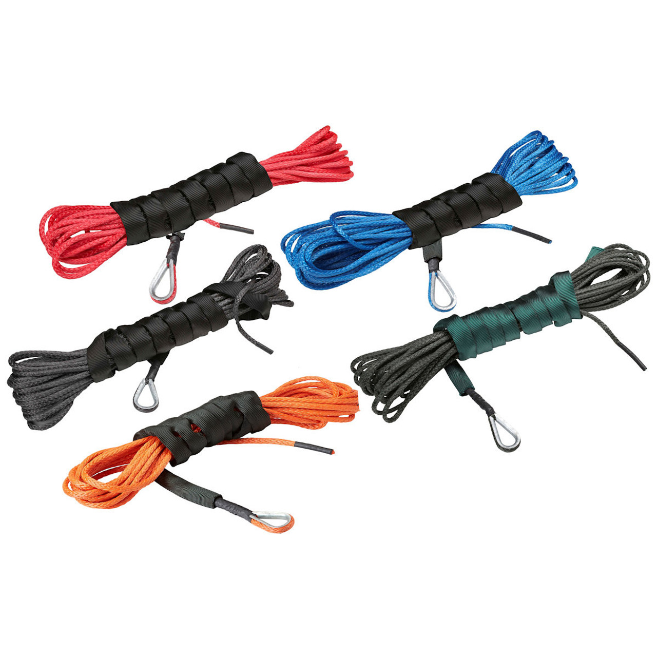  Winch Rope, Synthetic ATV UTV Cable, Replacement Line