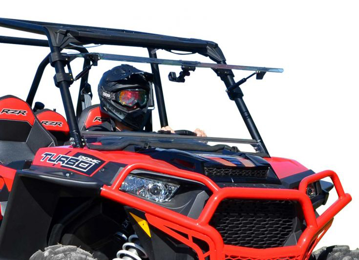 Polaris RZR XP 1000 (2014+) SuperATV Flip Up Windshield