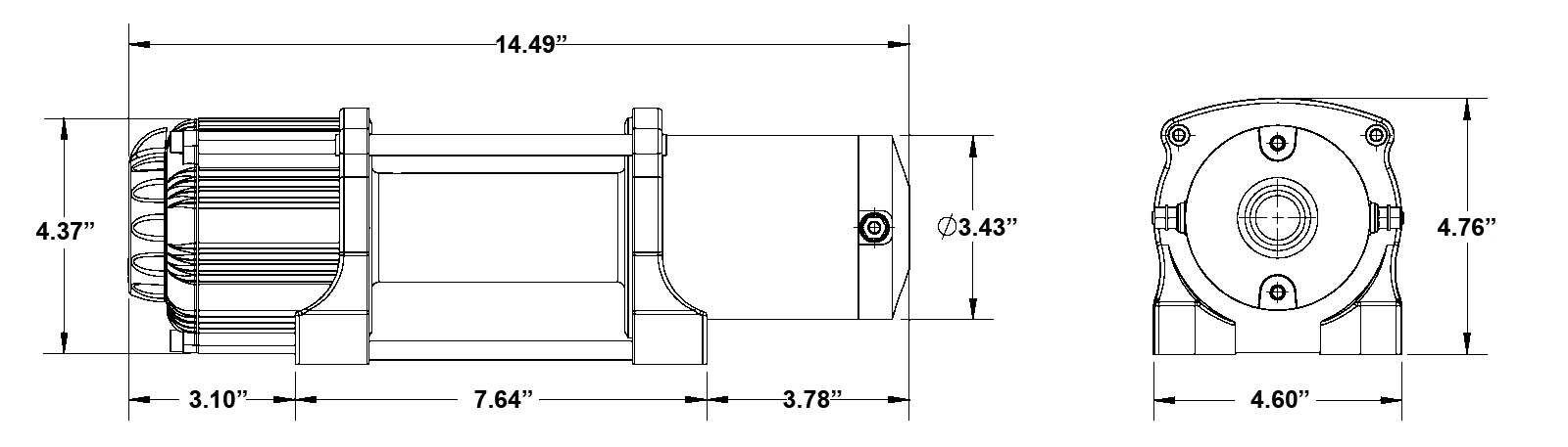 SuperATV 4500 LB Winch