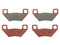 Honda ATV Front Disc Brake Conversion Pads - SuperATV