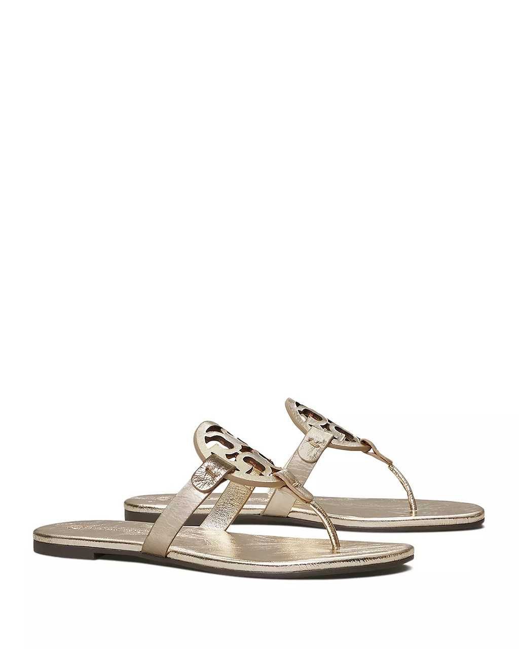 Shop Tory Burch Miller Patent-Leather Sandals | Saks Fifth Avenue