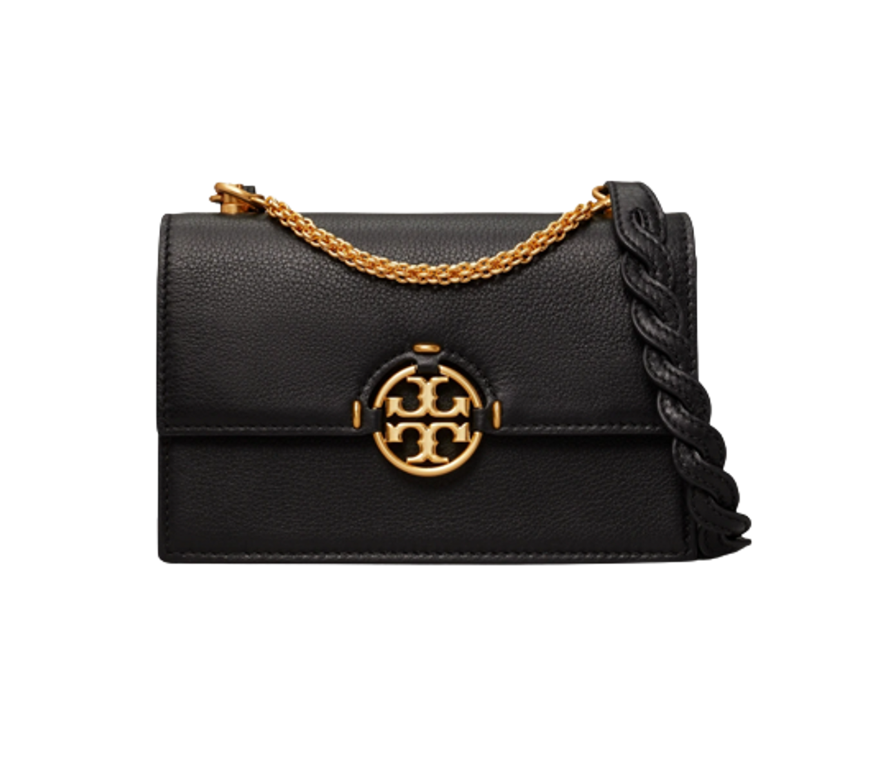 Tory Burch Miller Leather Mini Bag - Black