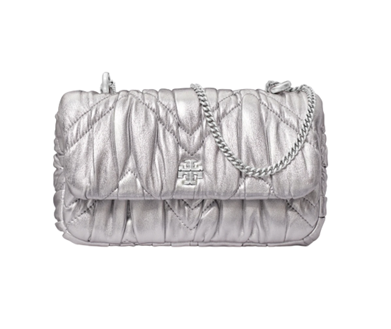 Kira Diamond Ruched Mini Flap Bag