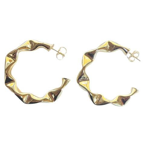 Large Wrinkled Hoops Large Wrinkled Hoops