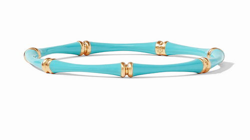 Bamboo Bangle - Bahamian Blue Bamboo Bangle - Bahamian Blue
