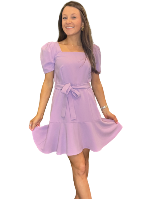 Flounce Hem Dress