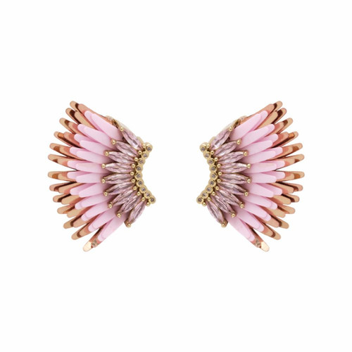 Lux Mini Madeline Earrings, Light Pink