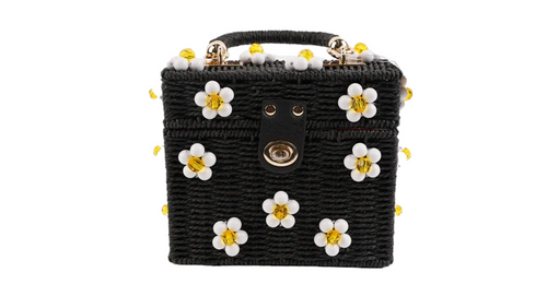 Daisy Bag, Black/White