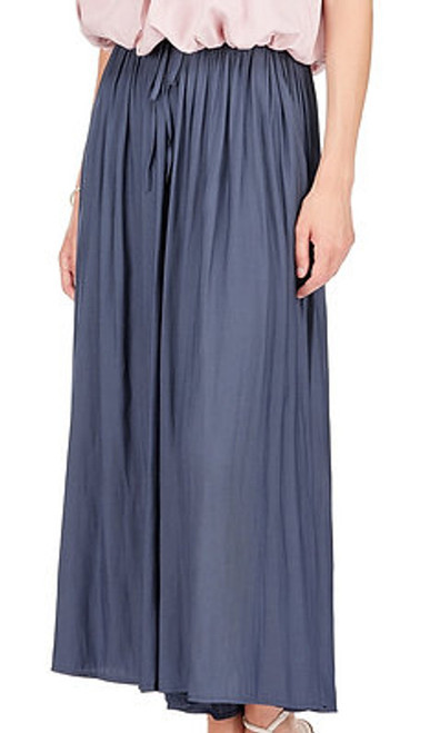 Wide Leg Culotte, Denim