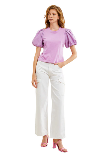 Lali Tee Solid, Violet