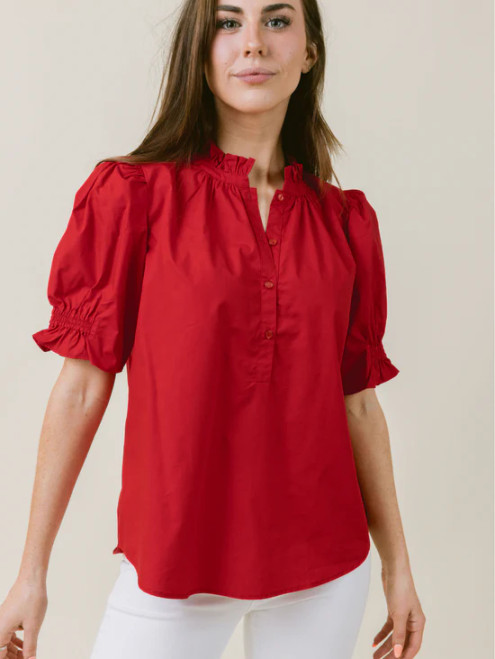 Ellis Blouse, Red