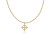 15" Choker 2mm Classic Signature Cross Charm Necklace