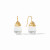 Noel Earrings, Crystal