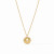 Astor Solitaire Necklace, Champagne 