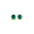 Emerald Turquoise Stud