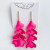 Hyacinth Earrings, Pink