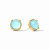 Honey Stud, Iridescent Capri Blue