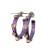 Metallic Metal Hoop, Purple