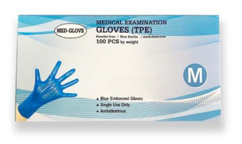 TPE Food Service Gloves – Blue (Box of 100)