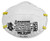 Particulate Respirator Mask 3M™ Industrial N95 Cup Elastic Strap Small White NonSterile Not Rated Adult