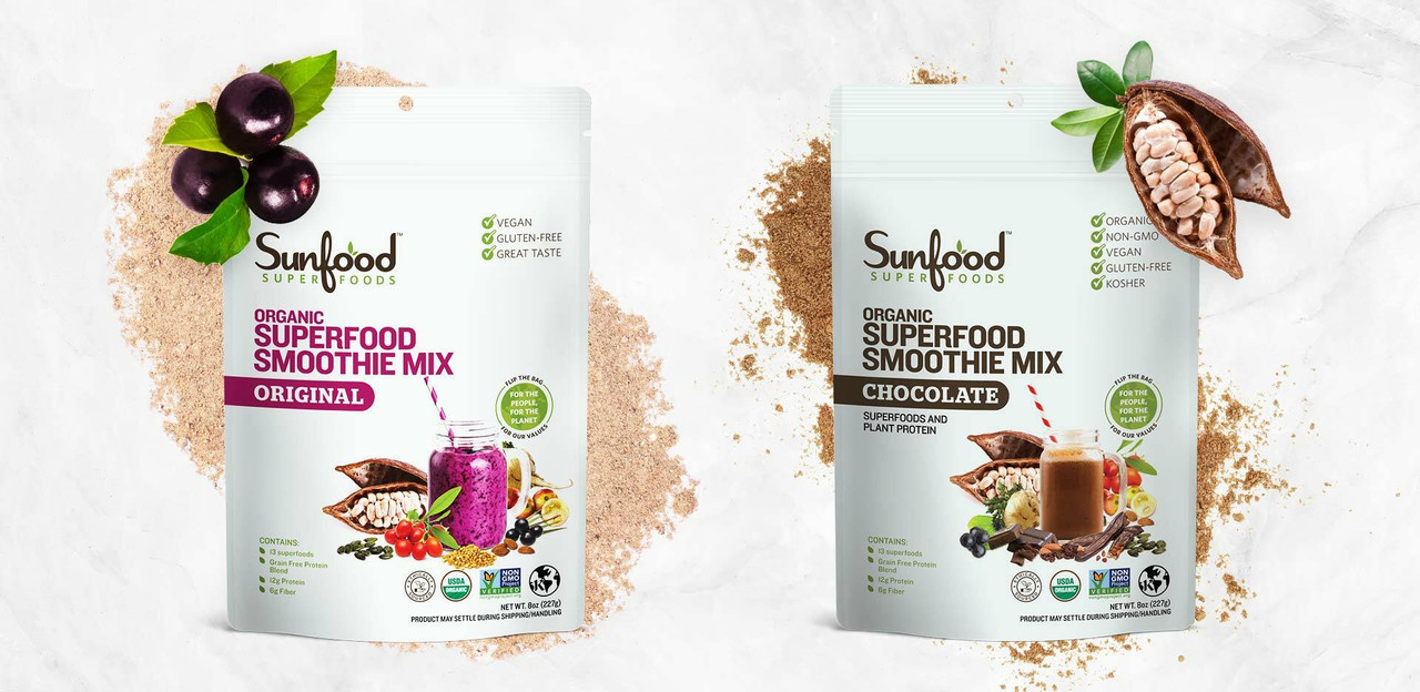 Superfood Smoothie Mixes  Superfood Blends - Sunfood