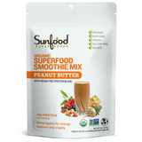 Superfood Smoothie Mix, Peanut Butter, 8oz, Organic - Front Superfood Smoothie Mix, Peanut Butter, 8oz, Organic - Front