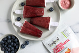 Blueberry Pomegranate Popsicles (Plant-Based)