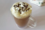 Tahini Hot Cocoa with Plant-Based Whipped Cream